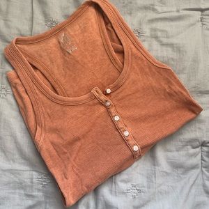 AERIE Henley Saturday Tank